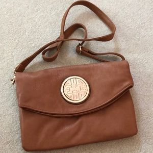 Vegan Leather Brown Bag